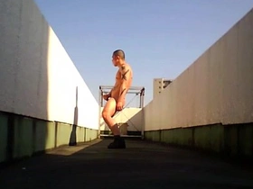 Yoshi Kawasakis solo balcony pleasure experience