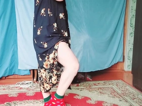 CrossdresserKitty's sizzling blonde gay video as a MILF dress-wearing teen