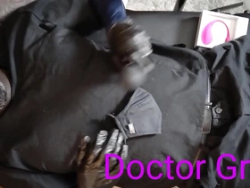Intense fucking machine ride in verification video