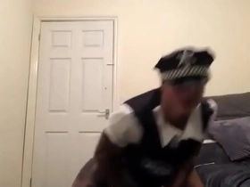 Gay strippers show off their moves in police and firefighter uniforms