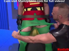 Boy Wonder's intense edging session with boots and muscle worship
