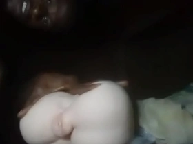 Big ass gets pounded by long dong in public view