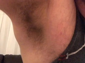 Gay humiliation: Sissy friend worships hairy armpits